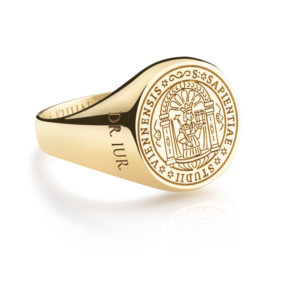 Absolventenring Uni Wien vergoldet